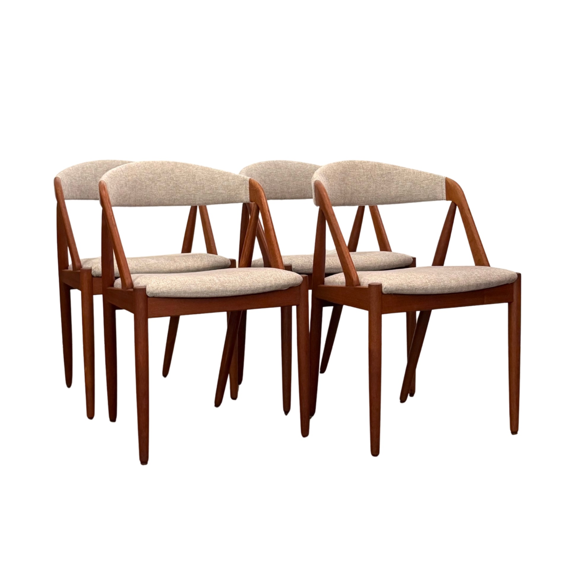 Kai Kristiansen Model 31 dining chairs Schou Andersen set of 4